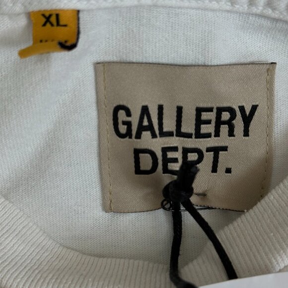 Gallery Dept White & Faded Black Book Club T-Shirt - Picture 3 of 5